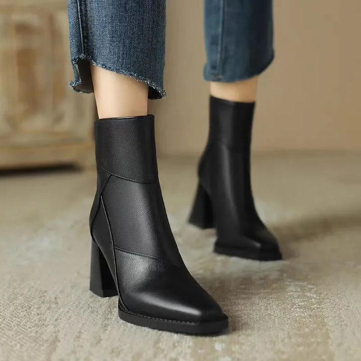 Adeline | Quilted Ankle Boots