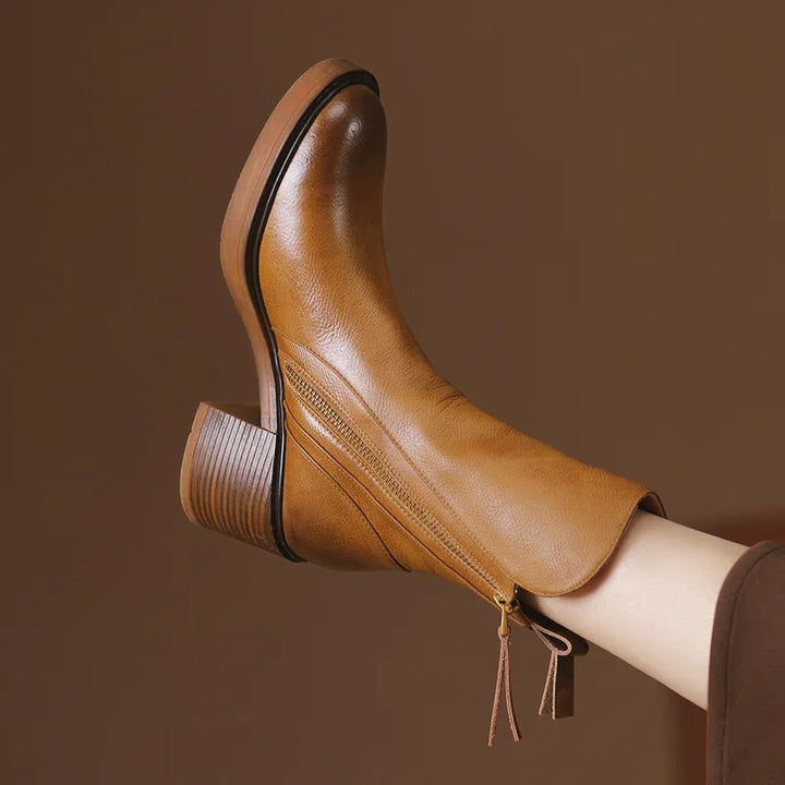 Aria | Leather Ankle Boots