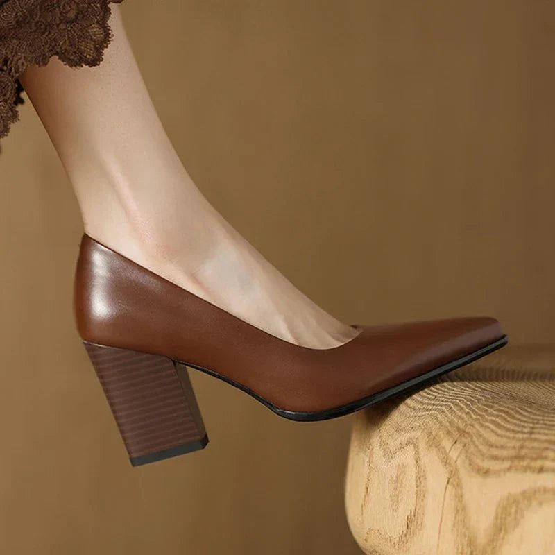 Zella | Genuine Leather Heels