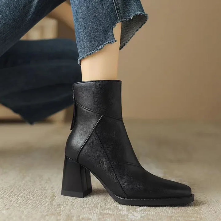 Adeline | Quilted Ankle Boots