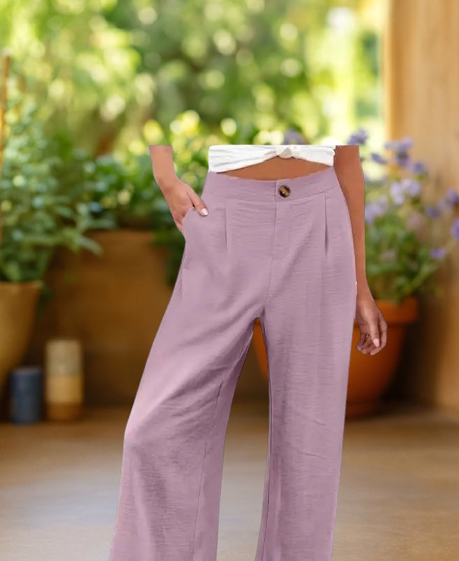 Brielle | Cotton-Linen Lounge Trousers