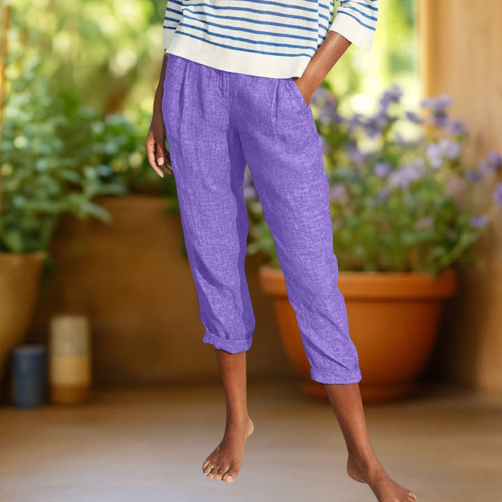 Celeste | Straight-Leg Cotton Trousers