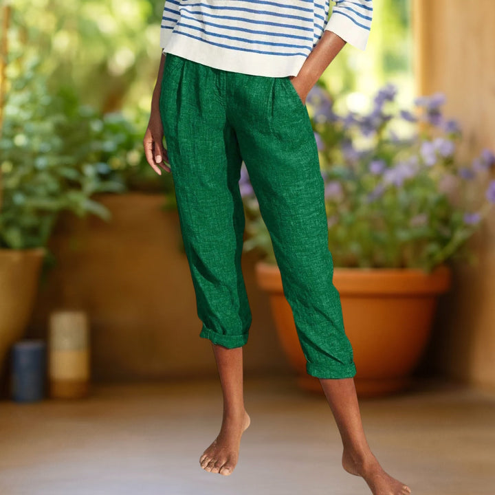 Celeste | Straight-Leg Cotton Trousers