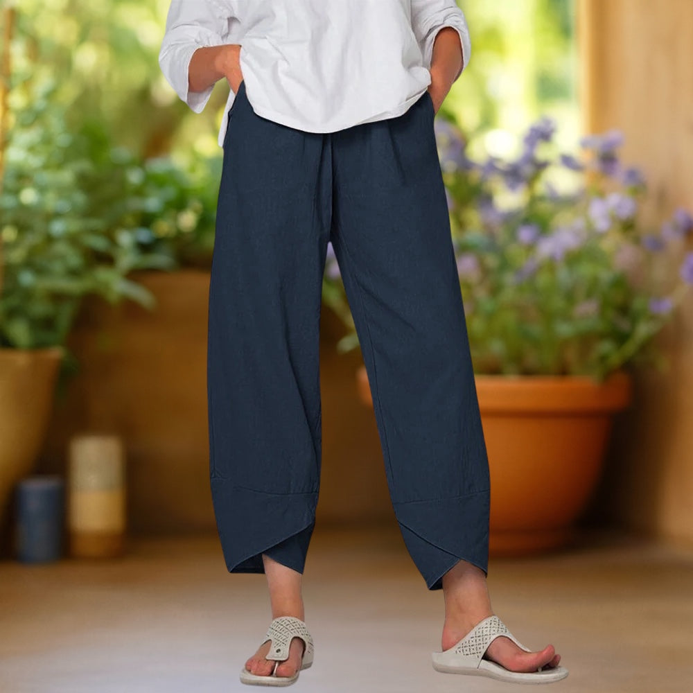 Indra | Wide-Leg Harem Trousers