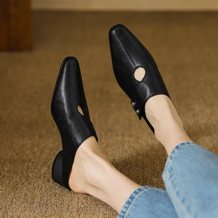 Olga | Genuine Leather Mules