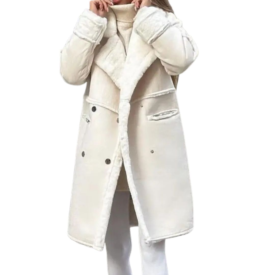 Elmsworth Cozy Teddy Trench Coat — Warmth & Style