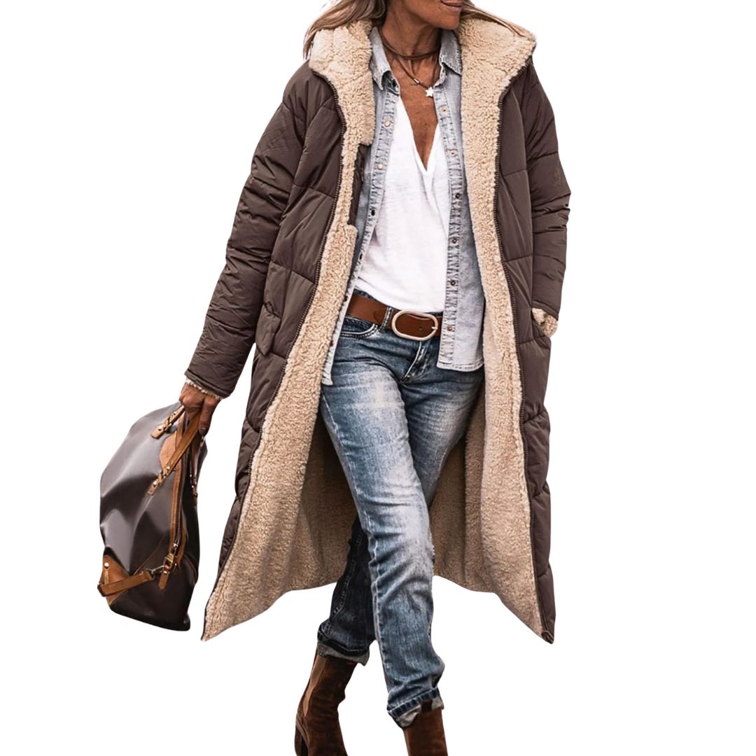 Fairford Reversible Wool-Lined Puffer Coat – Dual-Look Warmth in One