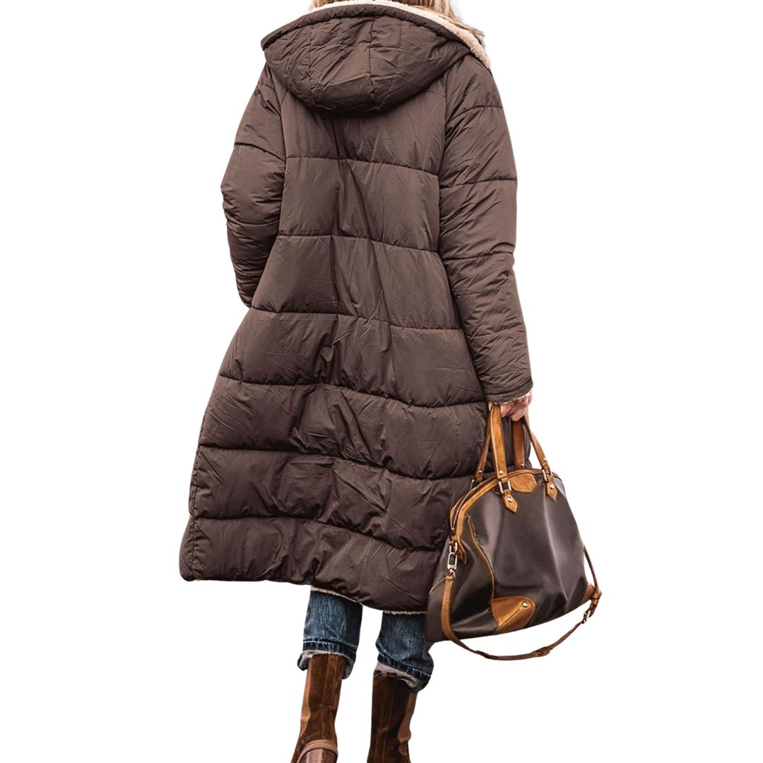 Fairford Reversible Wool-Lined Puffer Coat – Dual-Look Warmth in One