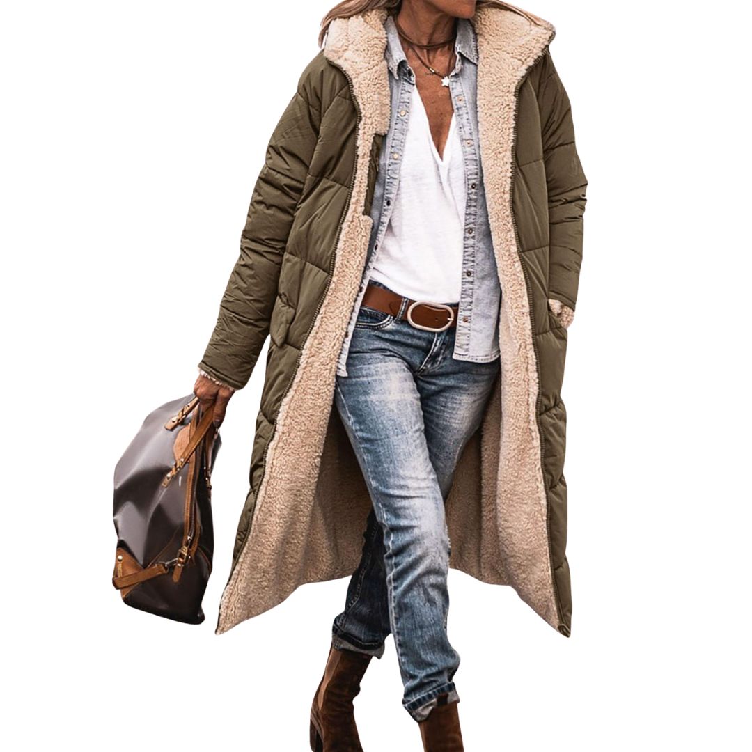Fairford Reversible Wool-Lined Puffer Coat – Dual-Look Warmth in One