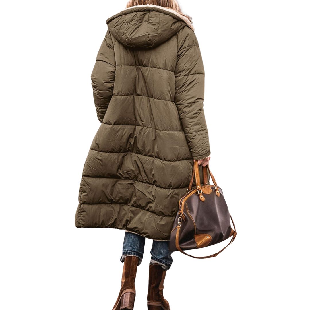 Fairford Reversible Wool-Lined Puffer Coat – Dual-Look Warmth in One