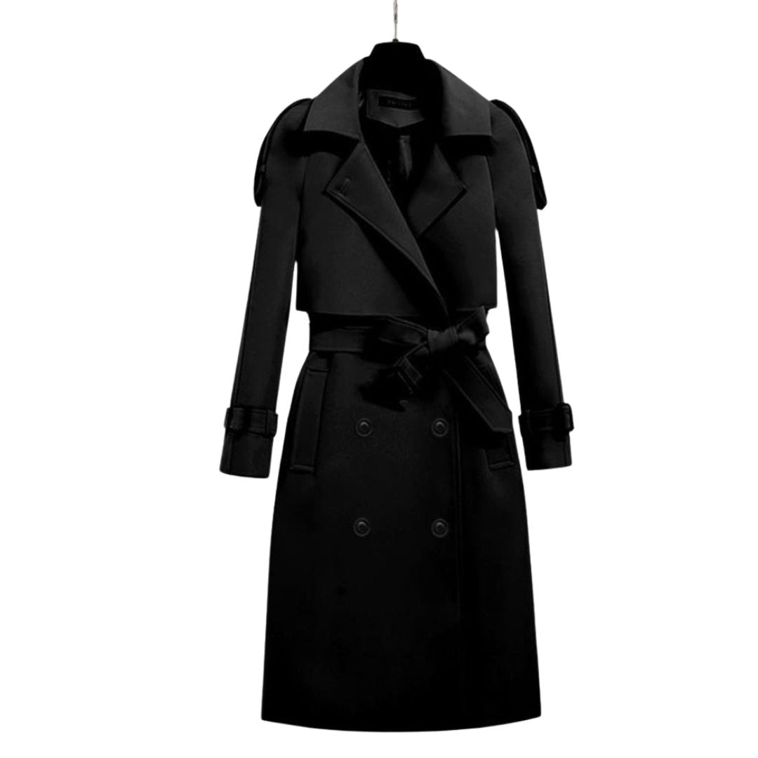 Ashbury Longline Trench Coat - Modern, Sleek Outerwear