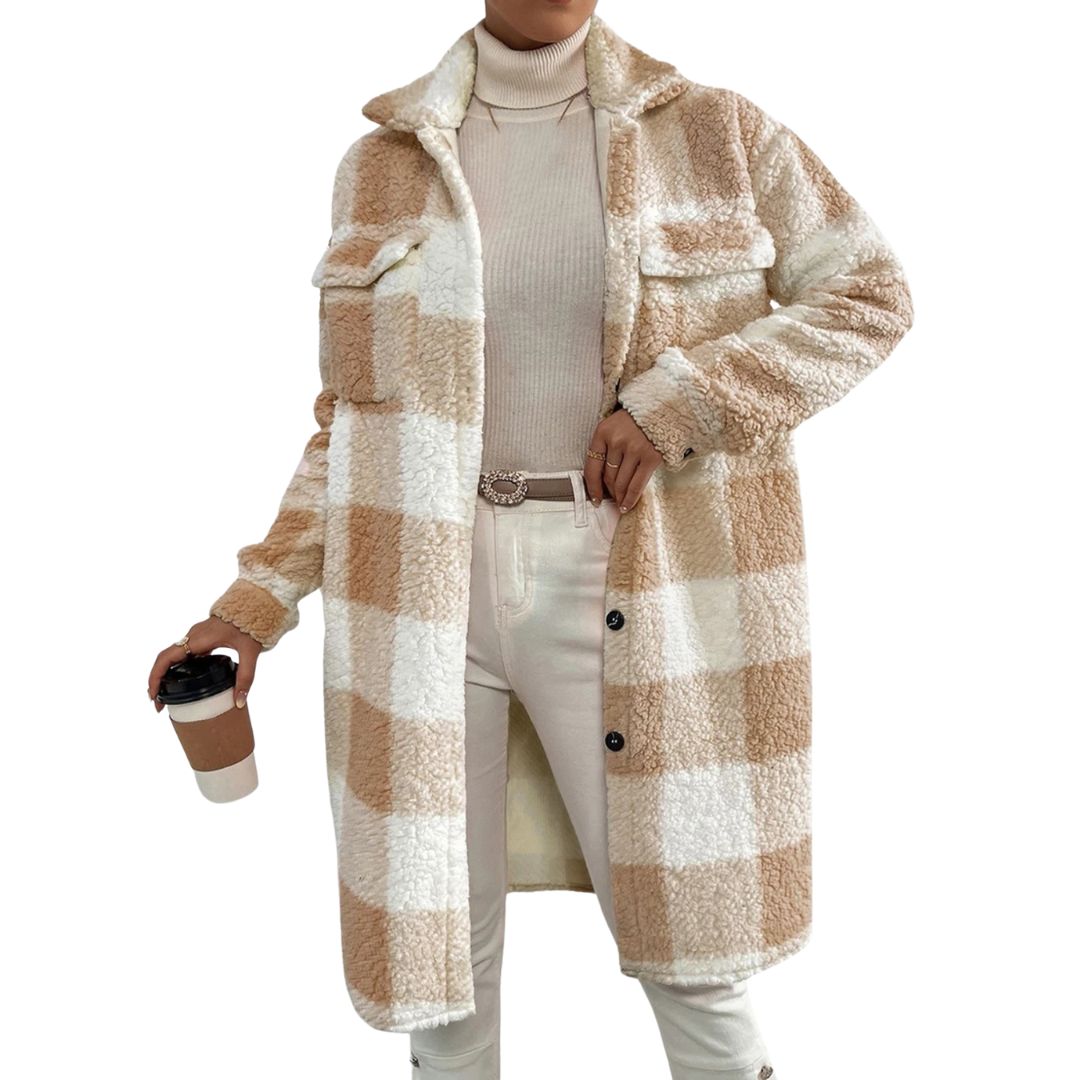 Ariella Cozy Fleece Overcoat — Warmth, Comfort, and Style