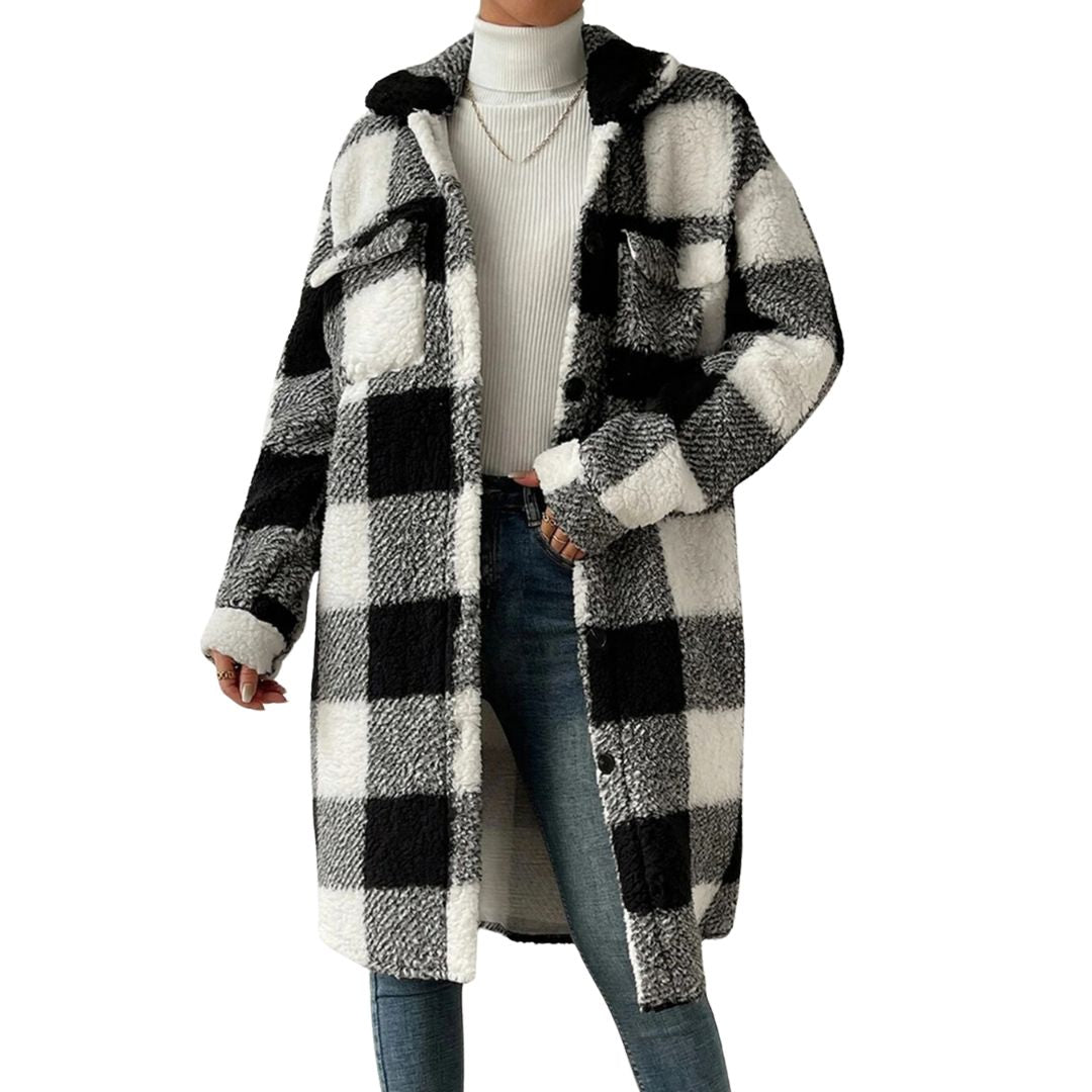 Ariella Cozy Fleece Overcoat — Warmth, Comfort, and Style