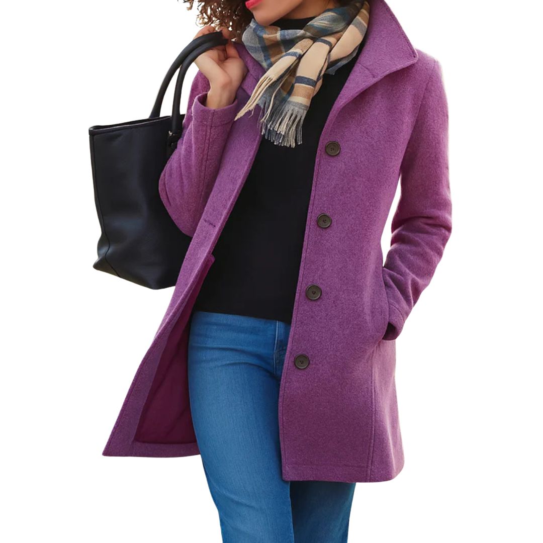 Elmsworth Flattering Longline Coat - Sleek Tailoring for a Chic, Elongated Silhouette