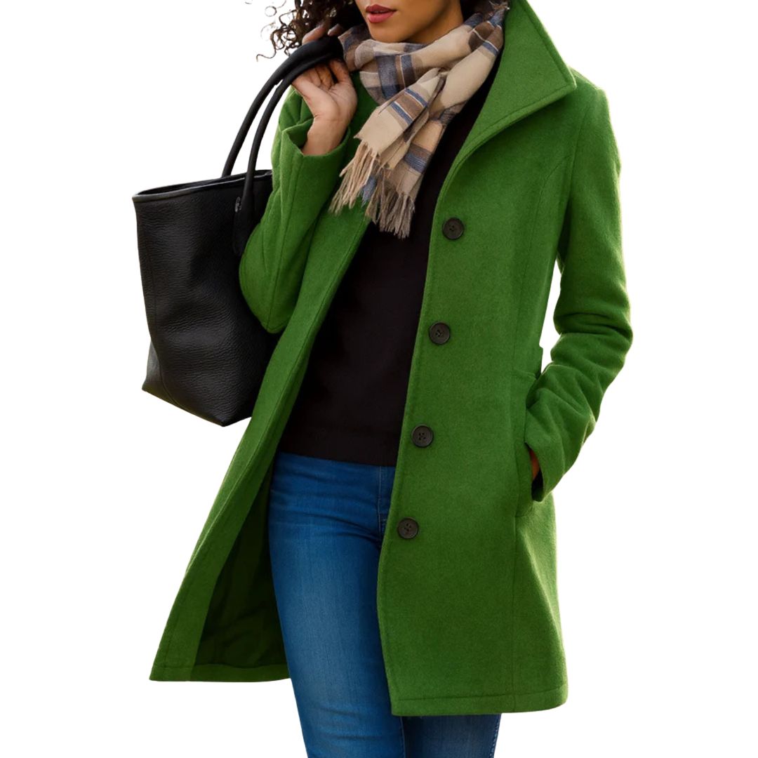 Elmsworth Flattering Longline Coat - Sleek Tailoring for a Chic, Elongated Silhouette