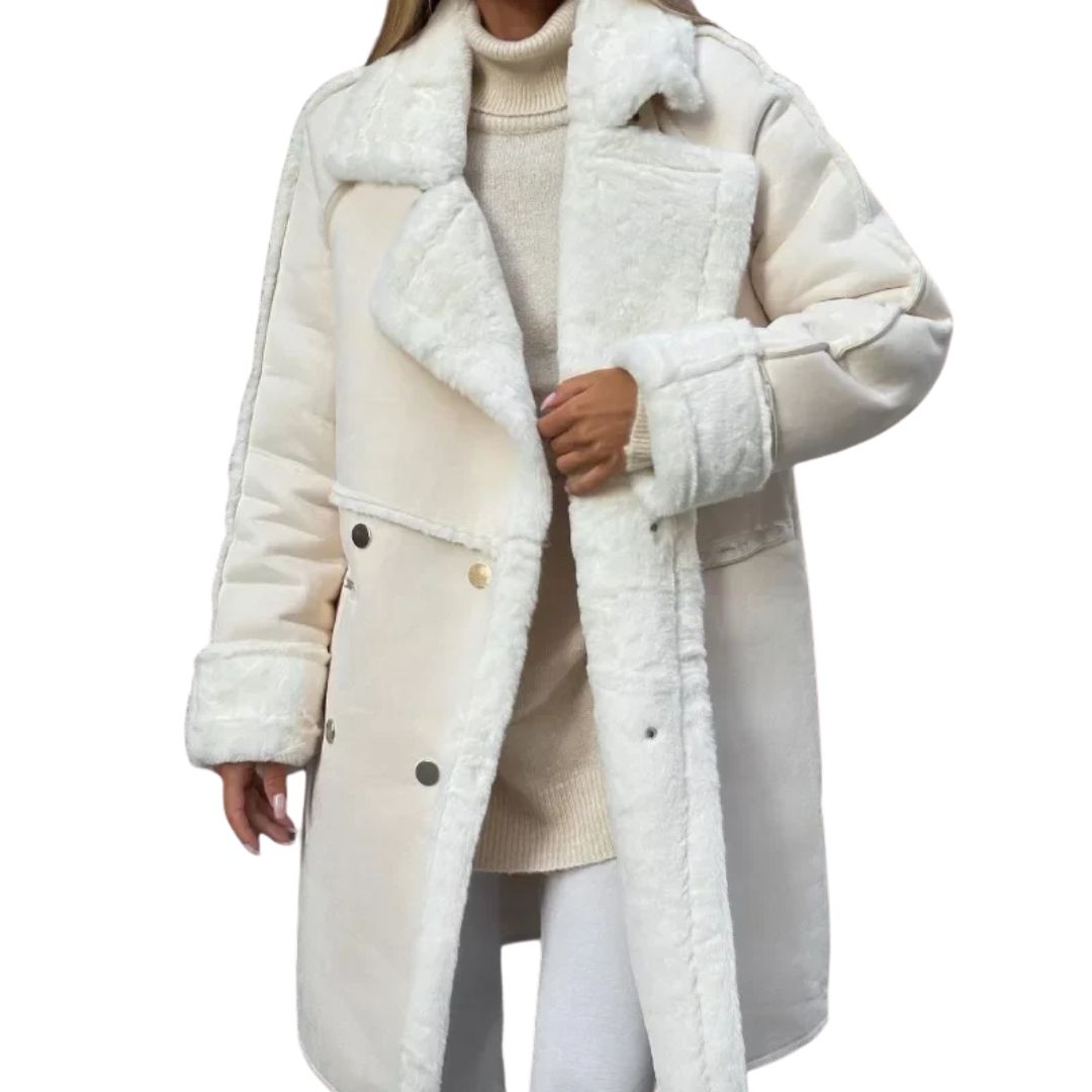 Elmsworth Cozy Teddy Trench Coat — Warmth & Style