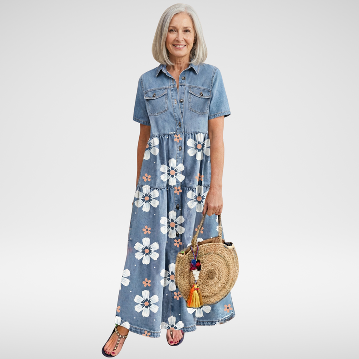 Kirra™ | Denim Flower Dress