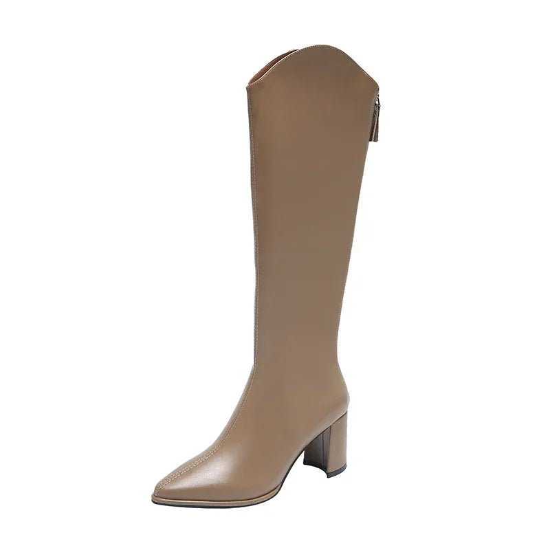 Valeria | Knee-High Longline Boots