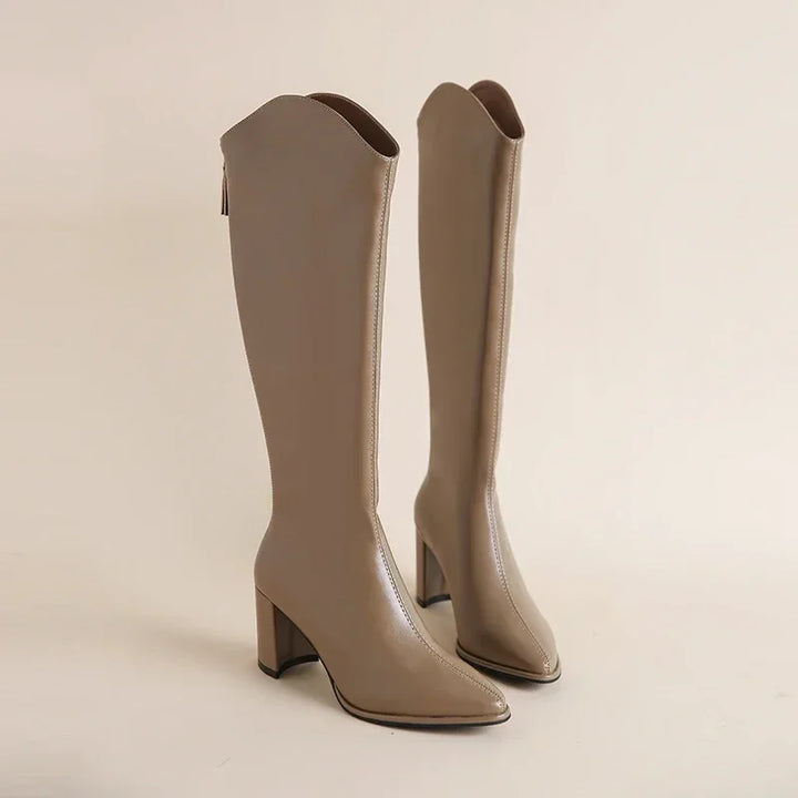 Valeria | Knee-High Longline Boots