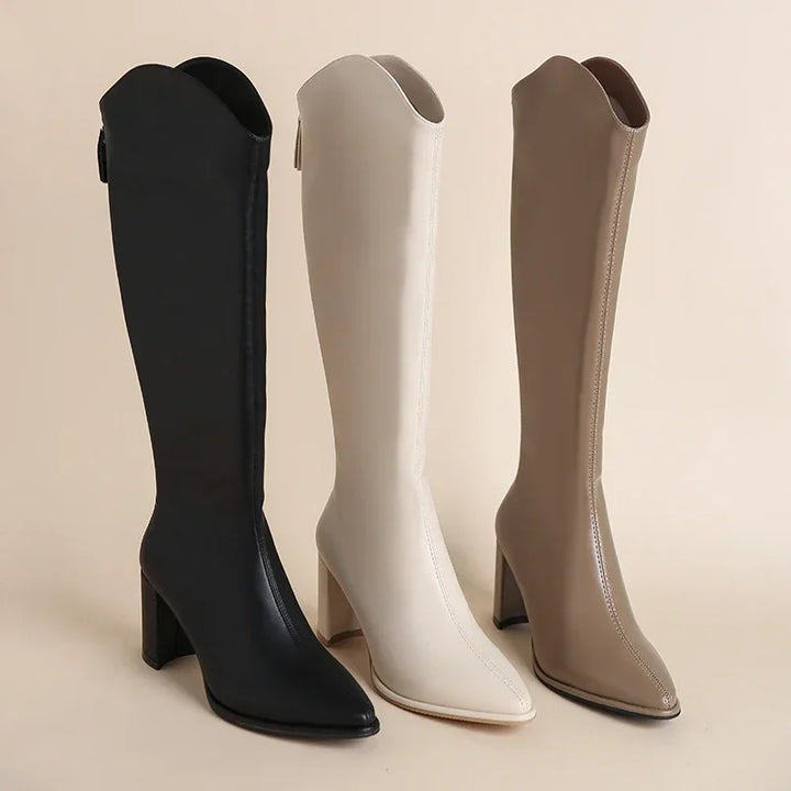 Valeria | Knee-High Longline Boots