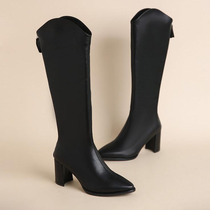 Valeria | Knee-High Longline Boots