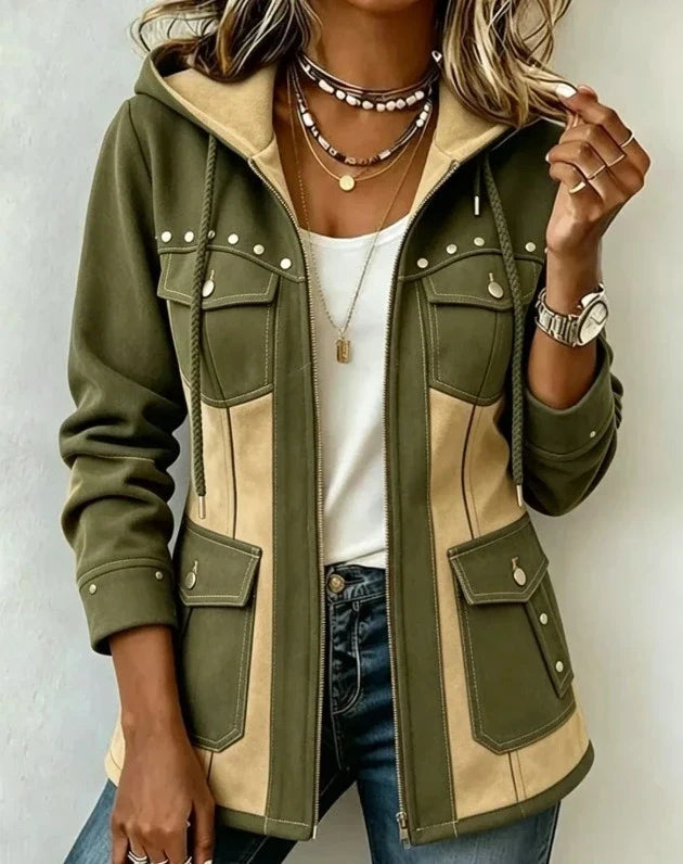 Mary | Elegant Hooded Jacket