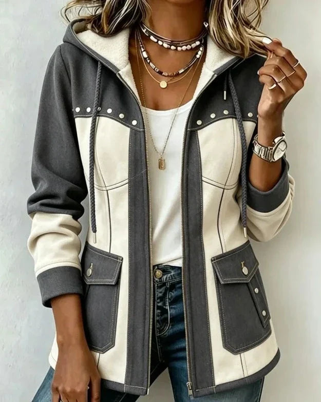 Mary | Elegant Hooded Jacket