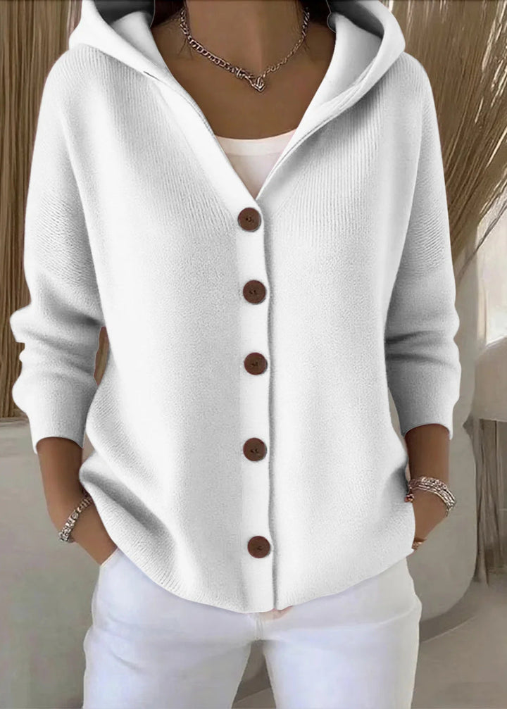 Avora | Elegant Hooded Cardigan