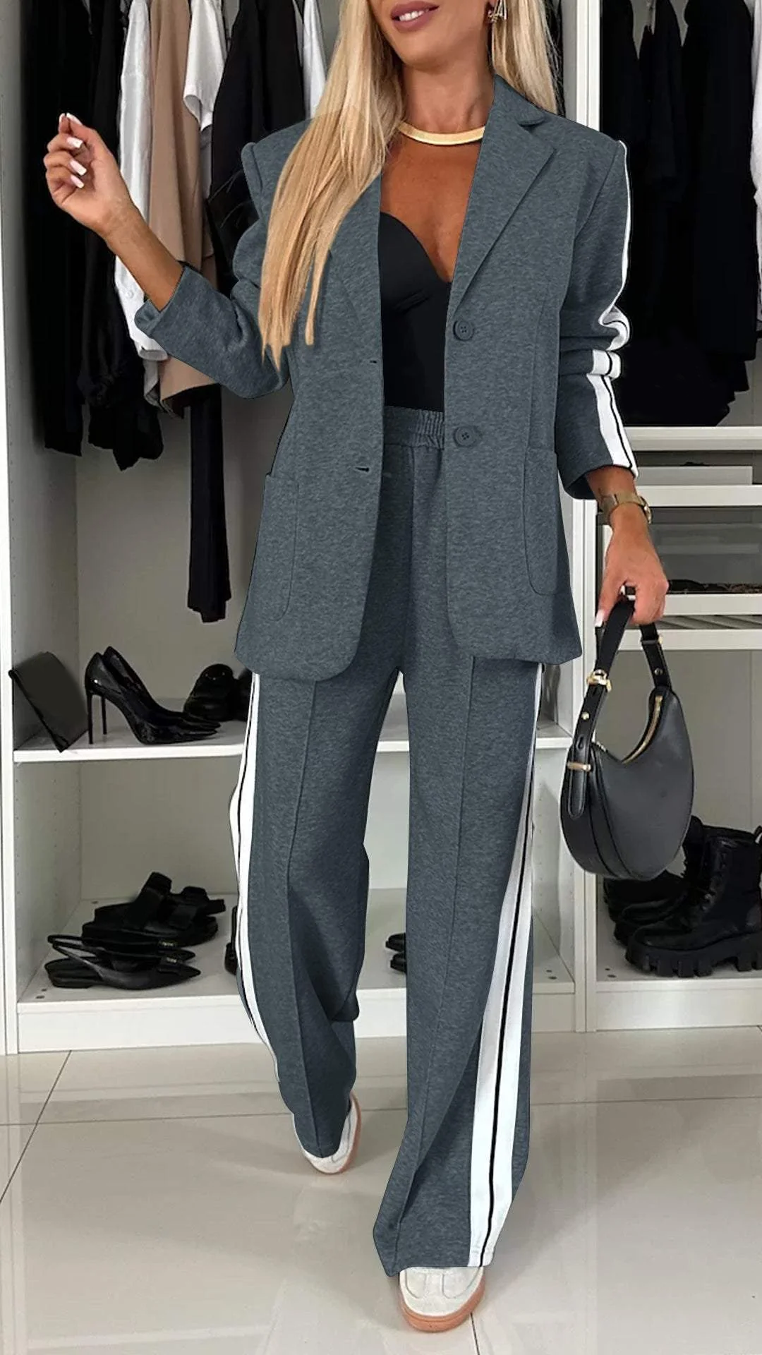 Alice | Casual Set with Blazer and Joggers