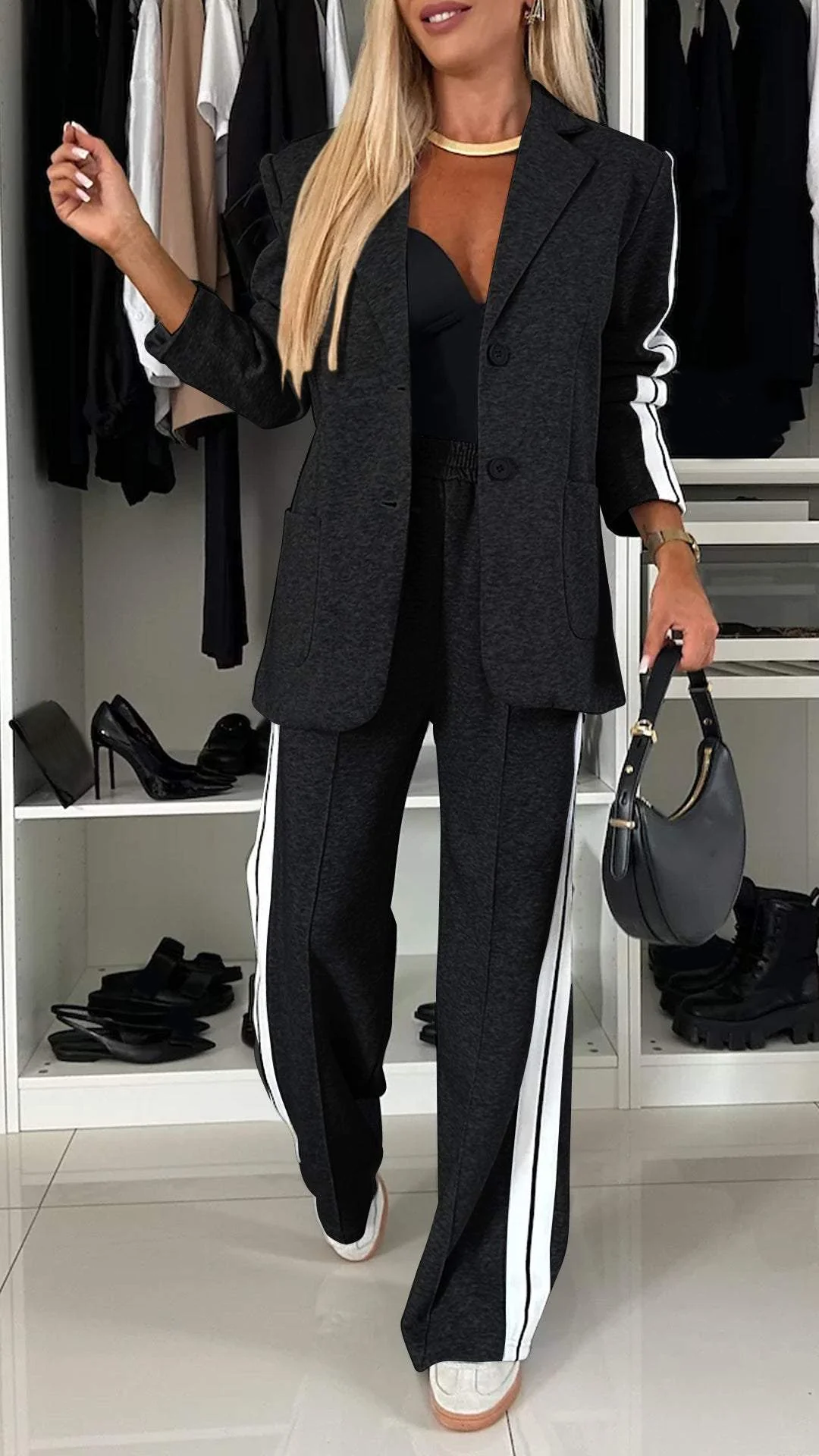Alice | Casual Set with Blazer and Joggers
