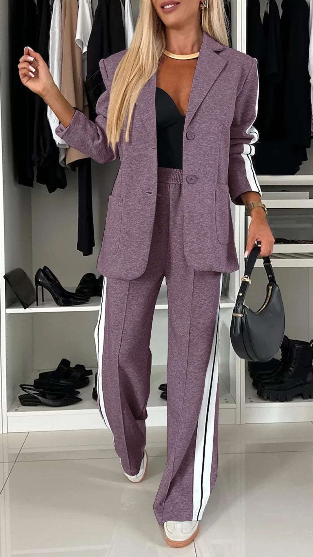 Alice | Casual Set with Blazer and Joggers