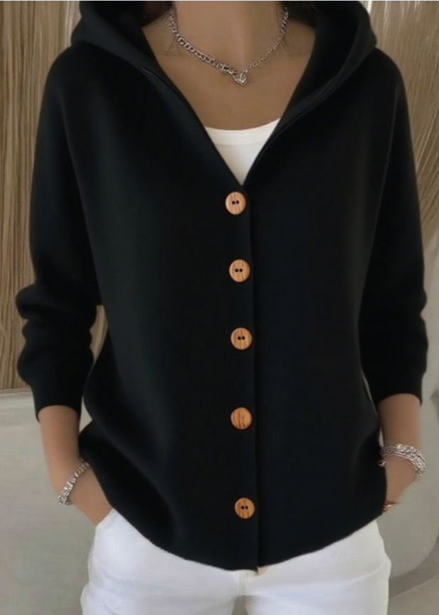 Avora | Elegant Hooded Cardigan