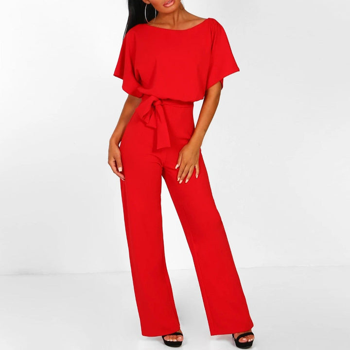 Casey | Jumpsuit with Adjustable Waist Tie Detail