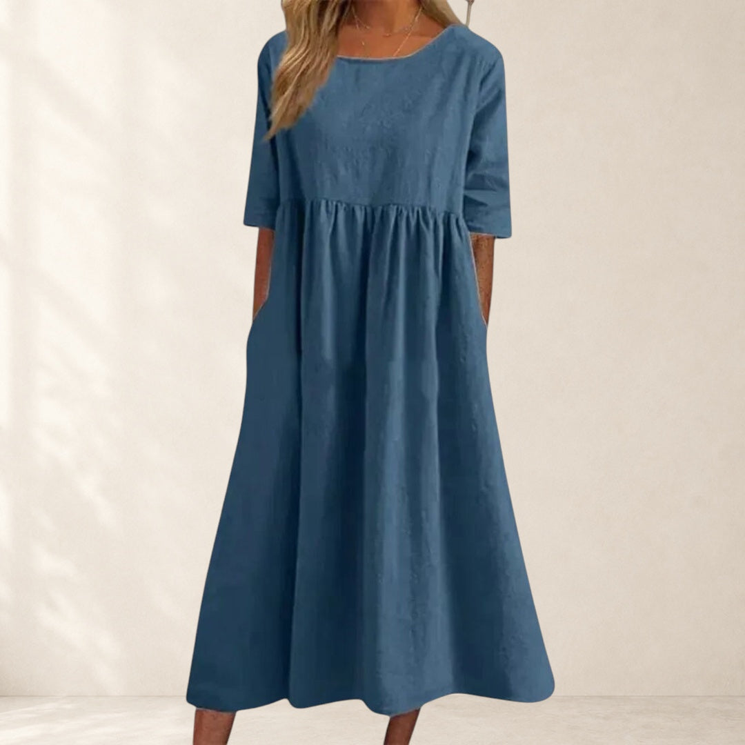 Haisley™ | Elegant Short-Sleeved Dress