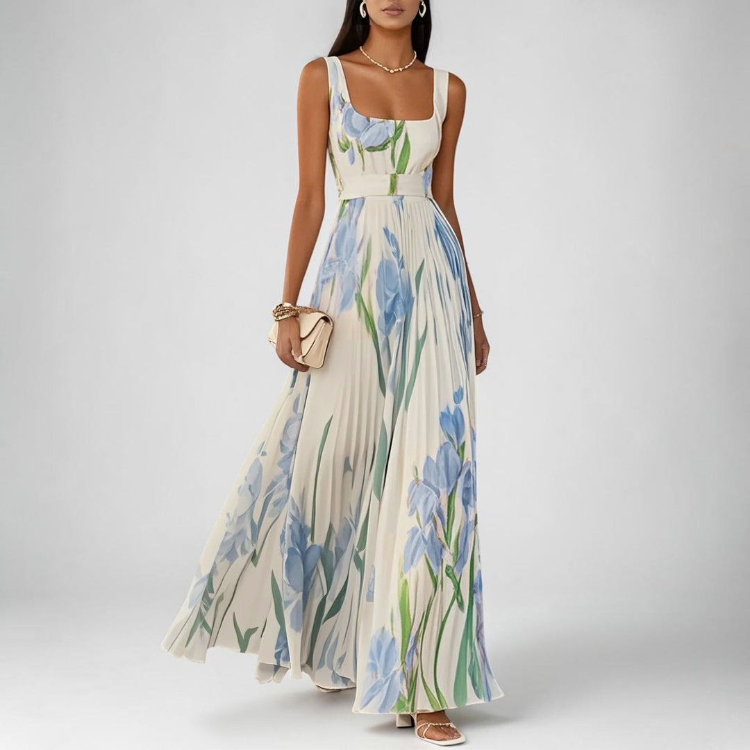 Tressa - Stylish Sleeveless Floral Dress
