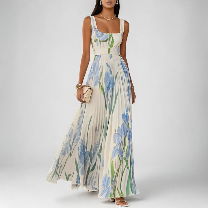 Tressa - Stylish Sleeveless Floral Dress