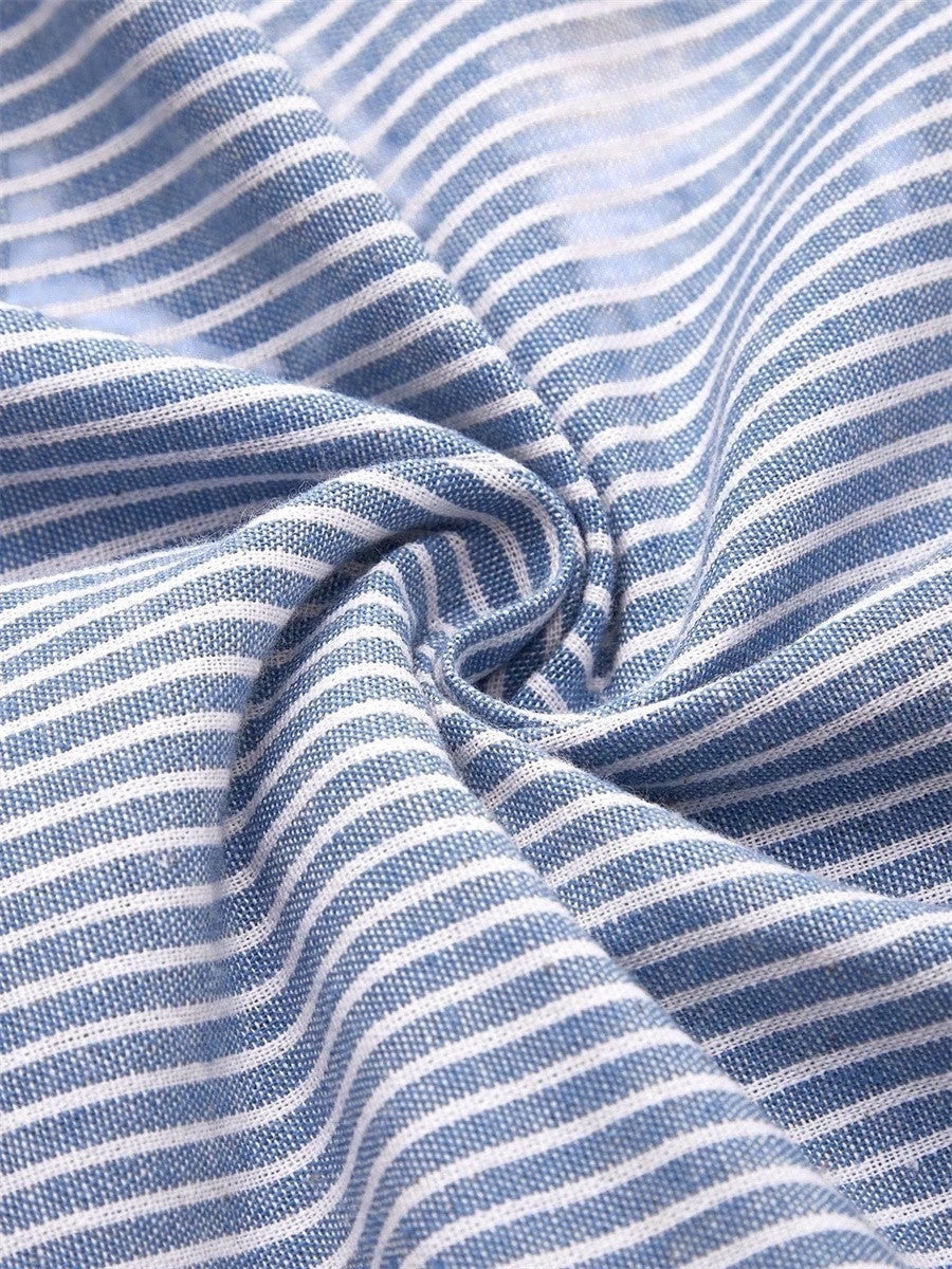 Brienne | Striped Midi Dress – Effortless Comfort, Everyday Confidence
