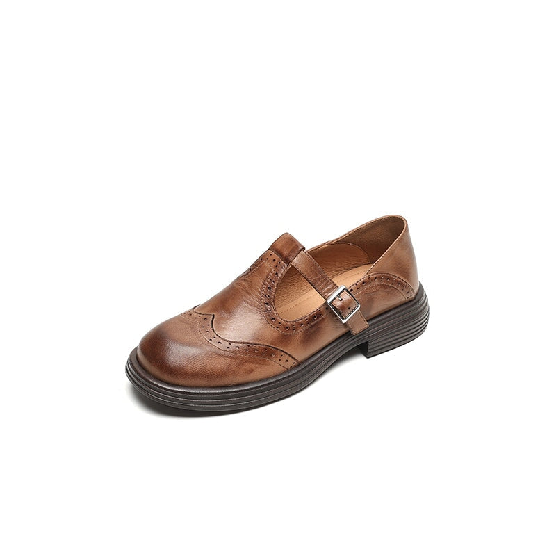 Verda | Vegan Leather Mary Jane Flats