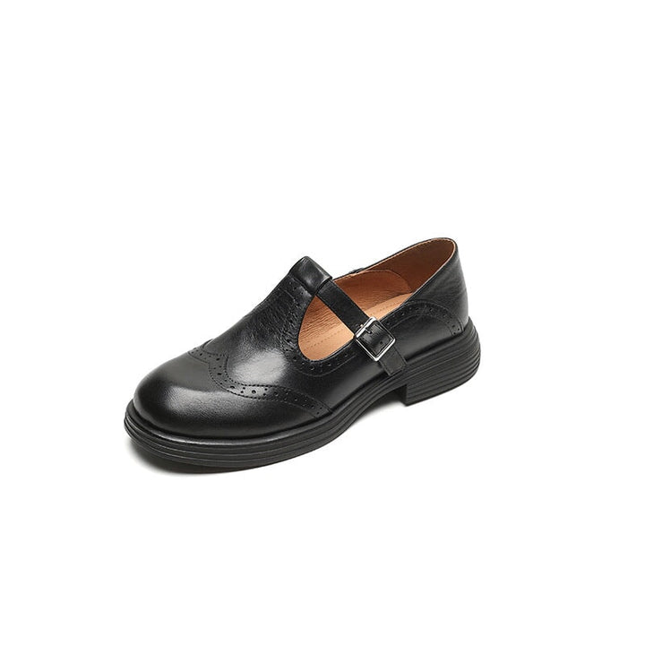 Verda | Vegan Leather Mary Jane Flats