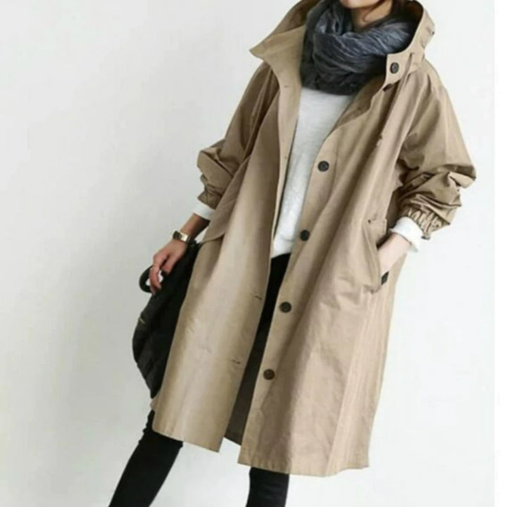 Arden Waterproof Trench Coat — Stay Dry in Style