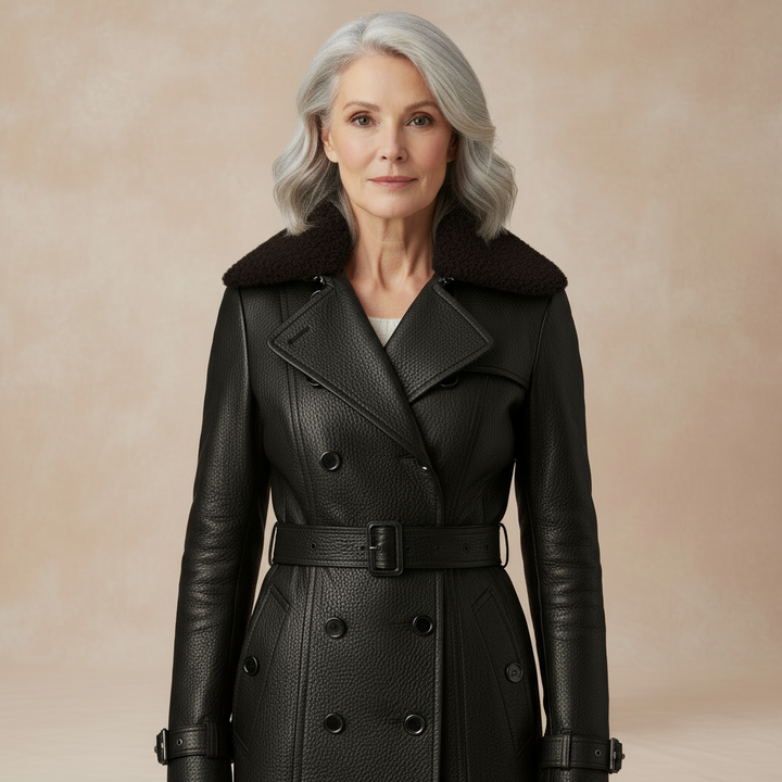 Aldwych Flattering Trench Coat - Sleek, Tailored Silhouette for Effortless Chic
