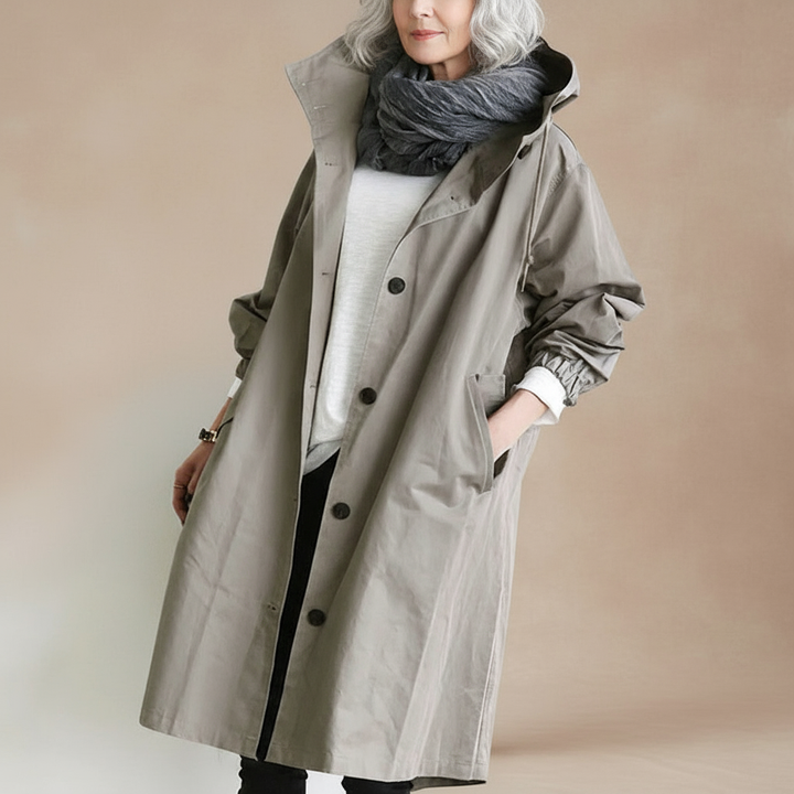Arden Waterproof Trench Coat — Stay Dry in Style