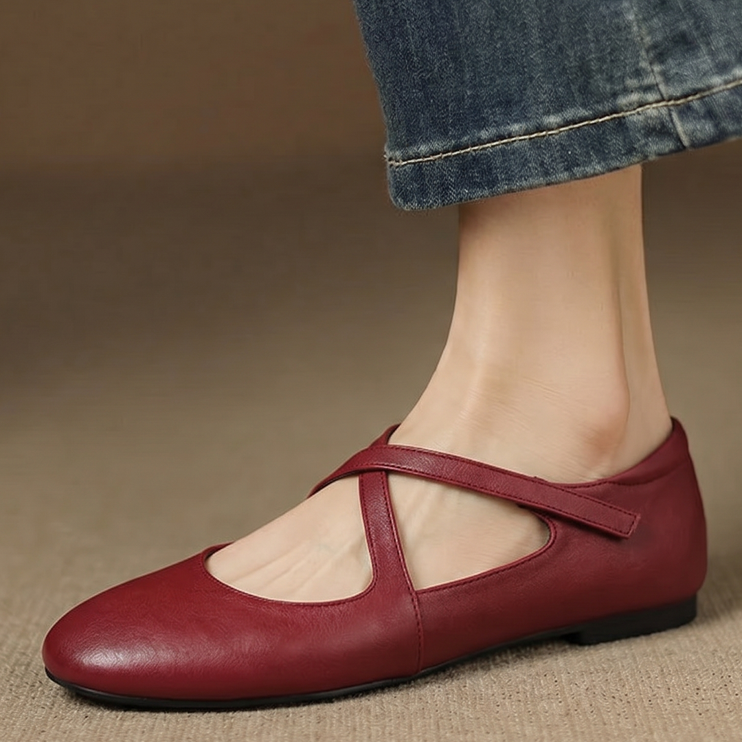 Zeor | Genuine Leather Flats