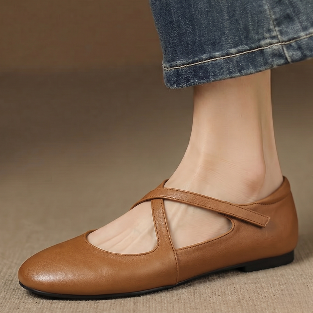 Zeor | Genuine Leather Flats