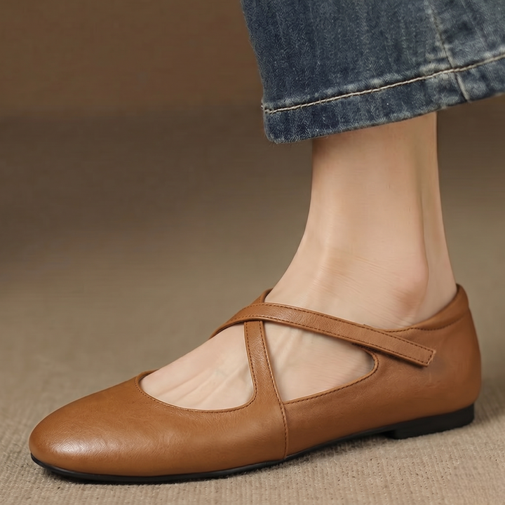 Zeor | Genuine Leather Flats