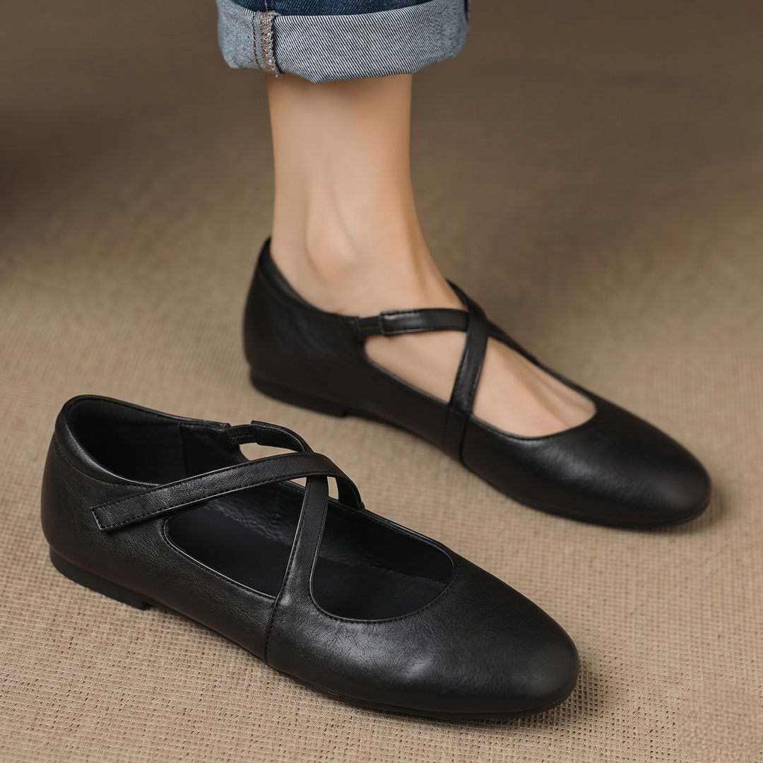 Zeor | Genuine Leather Flats