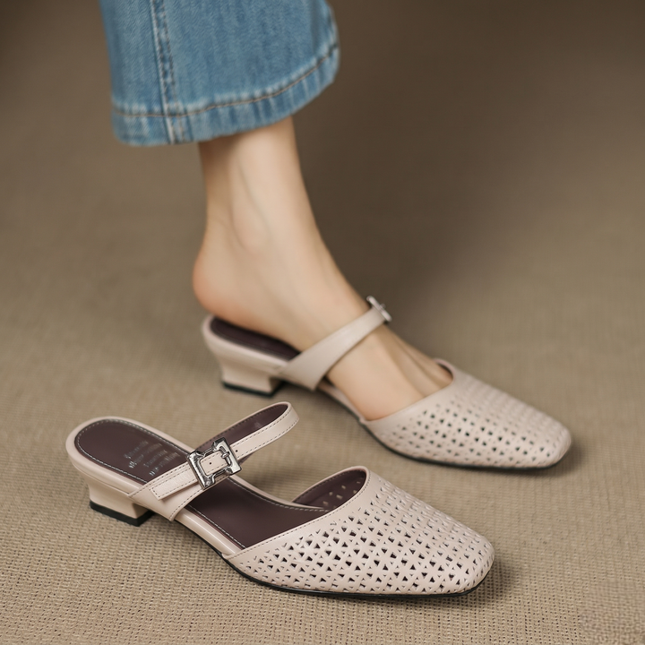 Nilda | Genuine Leather Mules
