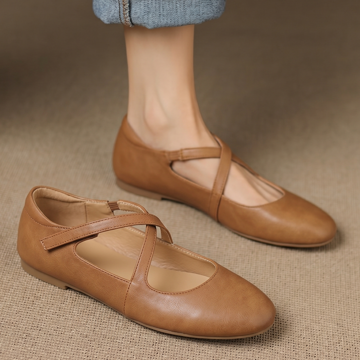 Zeor | Genuine Leather Flats