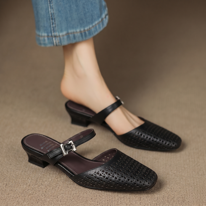 Nilda | Genuine Leather Mules
