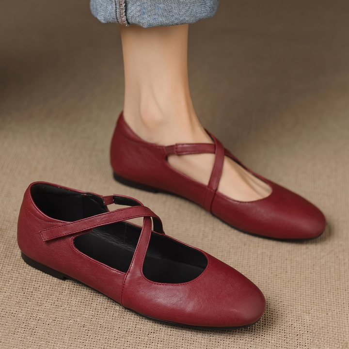Zeor | Genuine Leather Flats